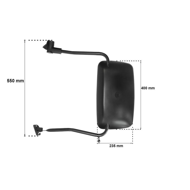 Espelho-Retrovisor-Direito-3-4--19MM-VW-Worker-Medio-e-Pesado-2000-a-2009