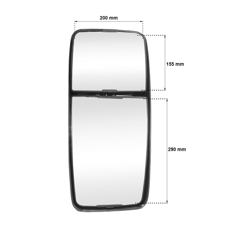Espelho-Retrovisor-Esquerdo-Completo-Bifocal-Convexo-VW-Constellation