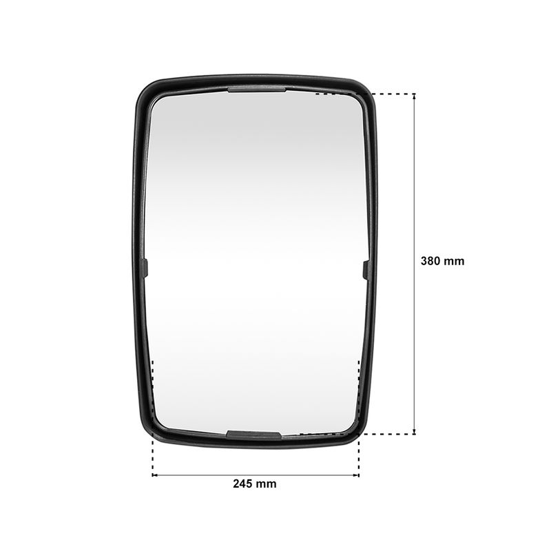Espelho-Retrovisor-Direito-e-Esquerdo-Maior-Convexo-Manual-Ford-Cargo