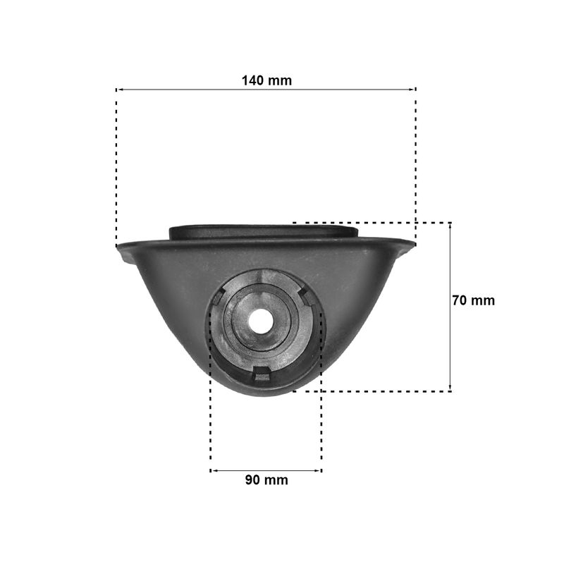 Braco-Suporte-do-Espelho-Retrovisor-Esquerdo-Inferior-VW-Worker-Constellation