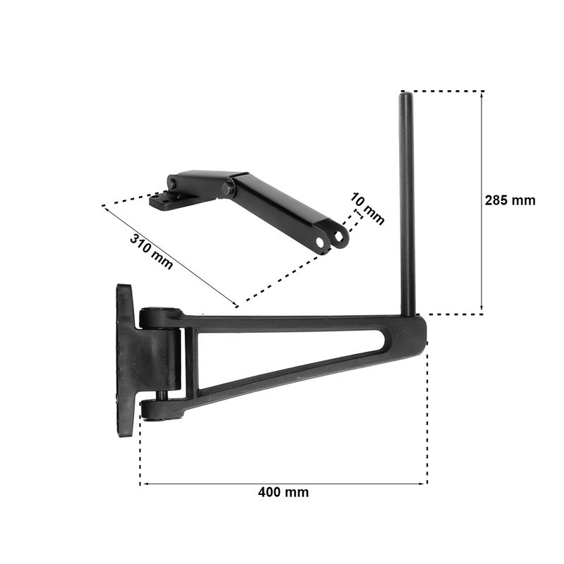Braco-Suporte-do-Espelho-Retrovisor-Esquerdo-com-Tirante-Ford-Cargo