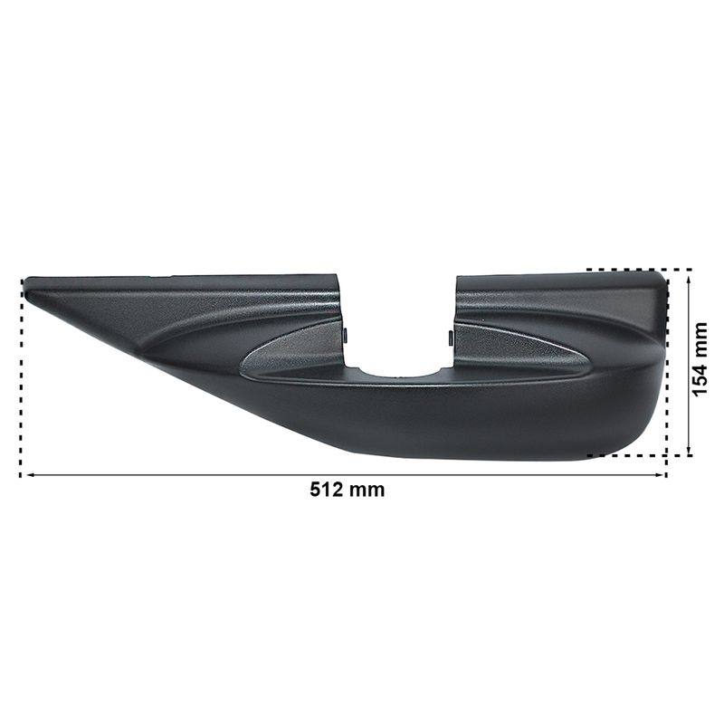 Acabamento-Tampa-do-Braco-Suporte-do-Espelho-Retrovisor-Direito-Inferior-Volvo-VM