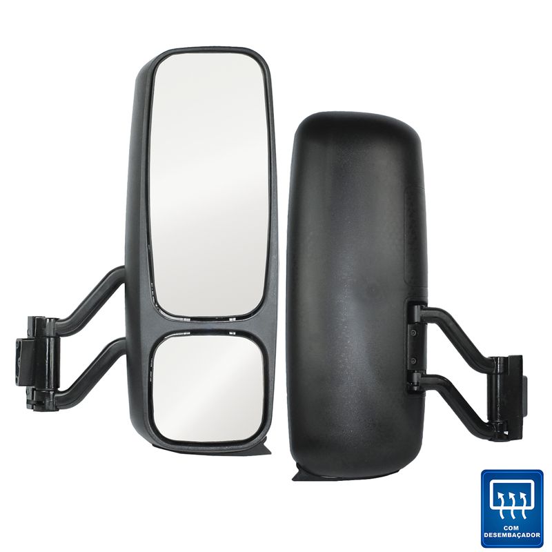 Espelho-Retrovisor-Manual-Direito-Completo-com-Desembacador-Volvo-FH12-FM12-NH12