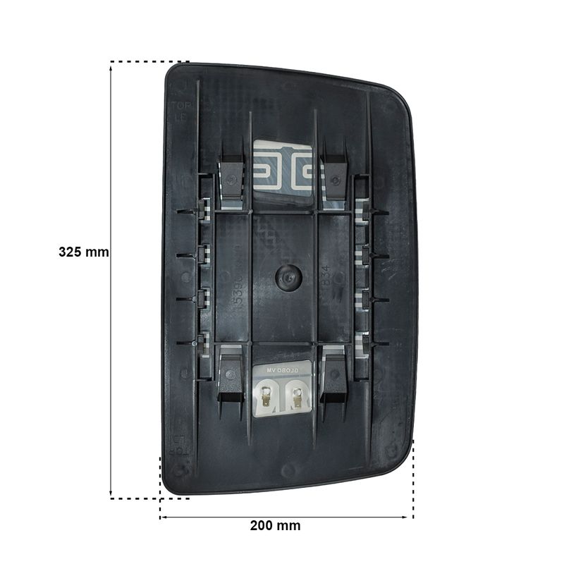 Lente-do-Espelho-Retrovisor-com-Desembacador-Volvo-VM220-VM270-VM330
