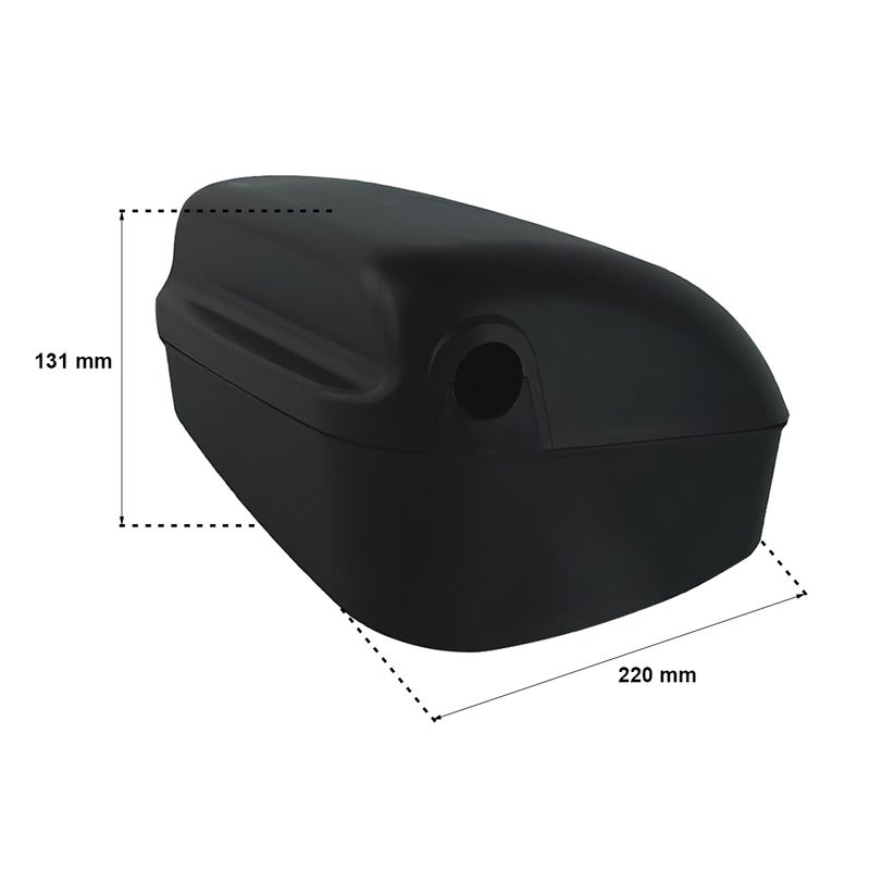 Espelho-Auxiliar-Manual-Direito-com-Desembacador-Volvo-VM220-VM270-VM330