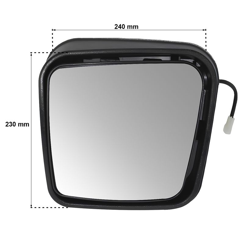 Espelho-Auxiliar-Manual-Esquerdo-com-Desembacador-Volvo-VM220-VM270-VM330