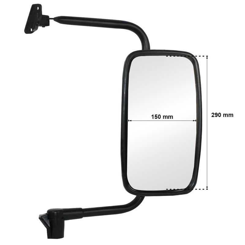 Espelho-Retrovisor-Manual-Direito-Completo-Convexo-VW-7.100-8.120-8.150