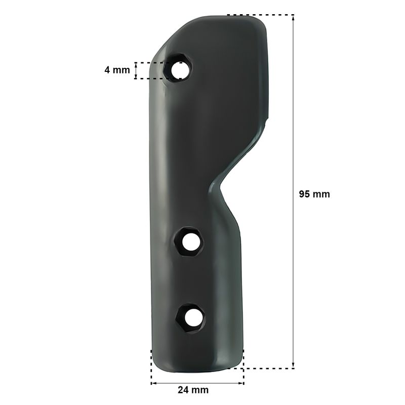 Abracadeira-Lado-Esquerdo-do-Estirante-do-Espelho-Retrovisor-Volkswagen