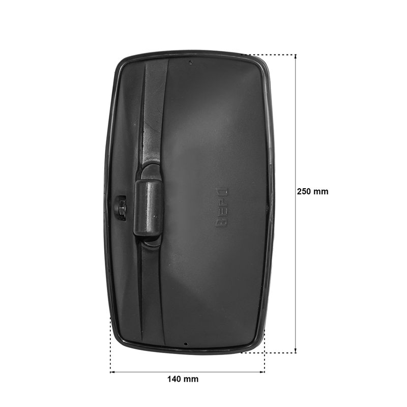 Espelho-Retrovisor-Direito-e-Esquerdo-com-Lente-Plana-Chevrolet-Ford-Volkswagen