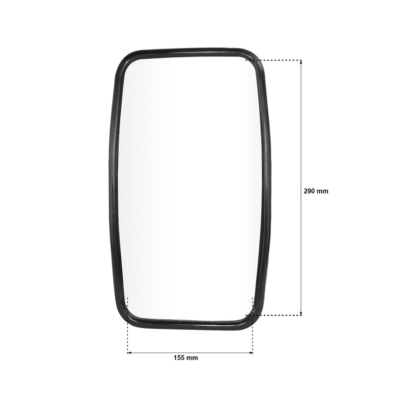 Espelho-Retrovisor-Direito-e-Esquerdo-com-Lente-Plana-Chevrolet-Ford-Mercedes-Benz-e-Volkswagen