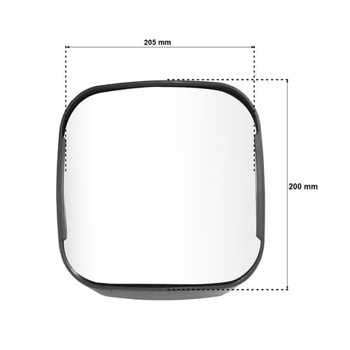 Espelho Retrovisor Auxiliar Direito ou Esquerdo Convexo Mercedes-Benz 1938S 1944S Atego e Axor