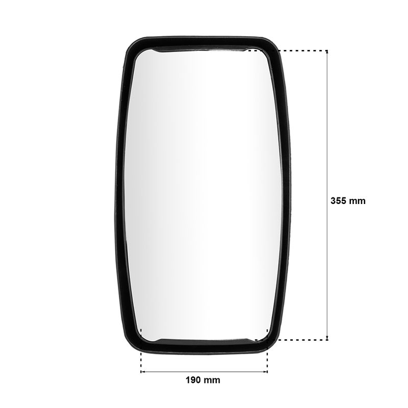 Espelho-Retrovisor-Esquerdo-Completo-Convexo-Simples-Ford-Cargo