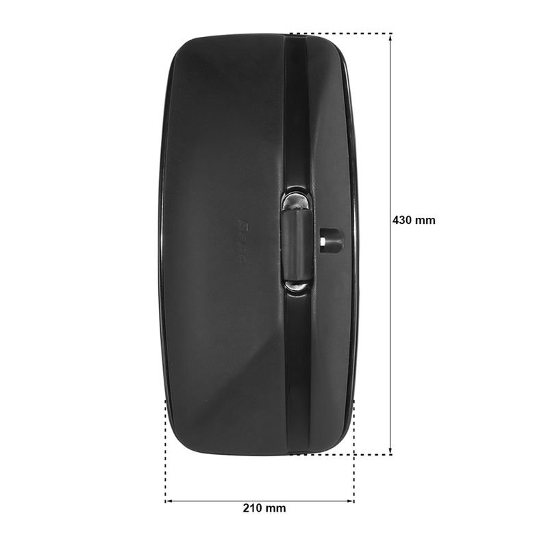 Espelho-Retrovisor-Manual-Esquerdo-Completo-Convexo-MB-Accelo-715C-915C