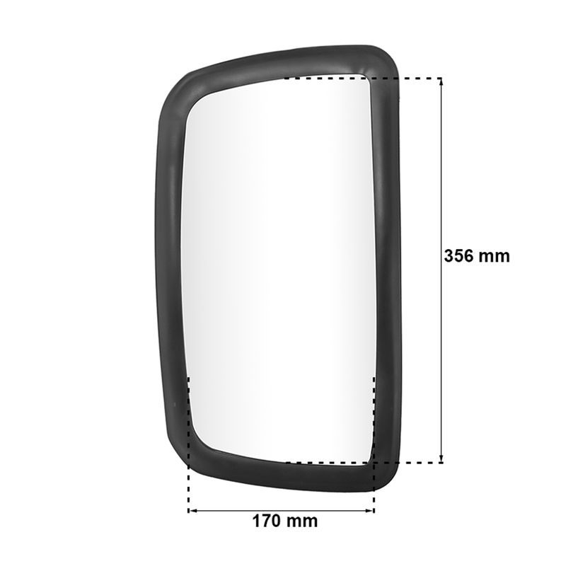 Espelho-Retrovisor-Direito-e-Esquerdo-Manual-com-Lente-Plana-VW-Delivery-Worker-E5