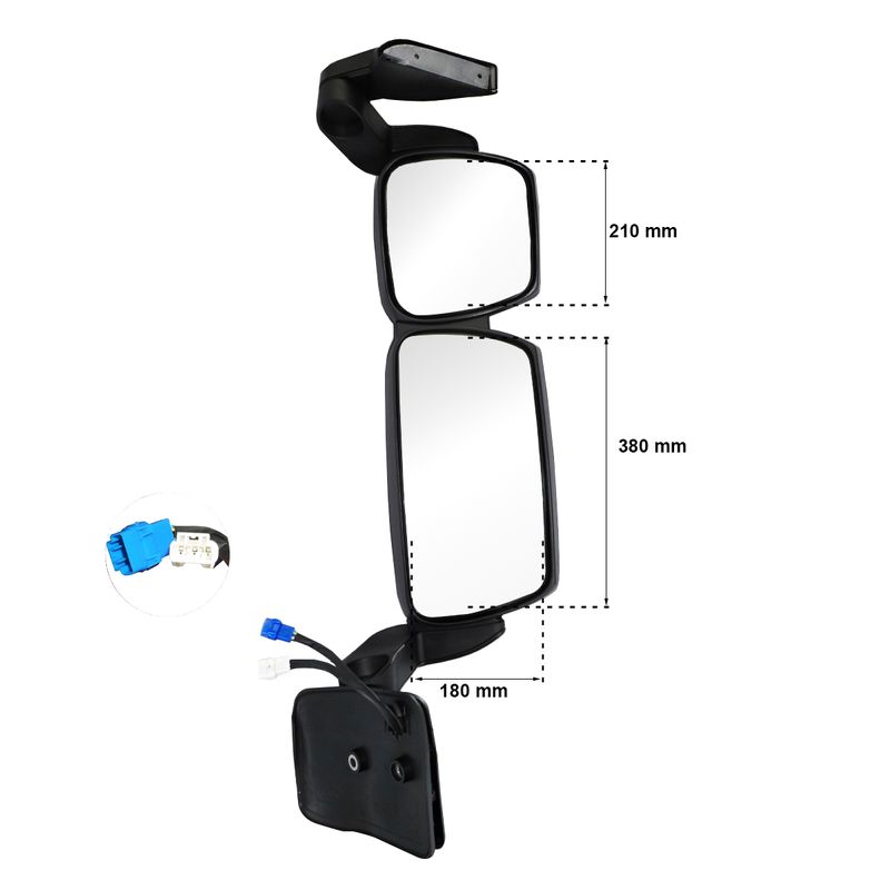 Espelho-Retrovisor-Completo-Direito-Eletrico-com-Desembacador-Iveco-Hiway-Tector-9.190-11.190