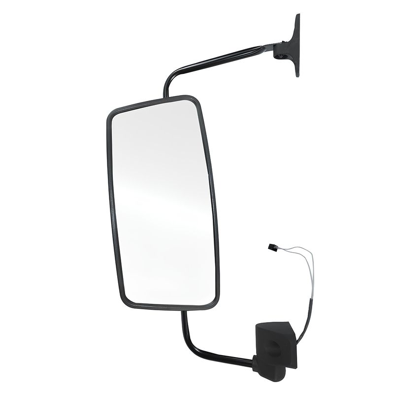 Espelho-Retrovisor-Esquerdo-Manual-com-Braco-Suporte-e-Desembacador-MB-Accelo