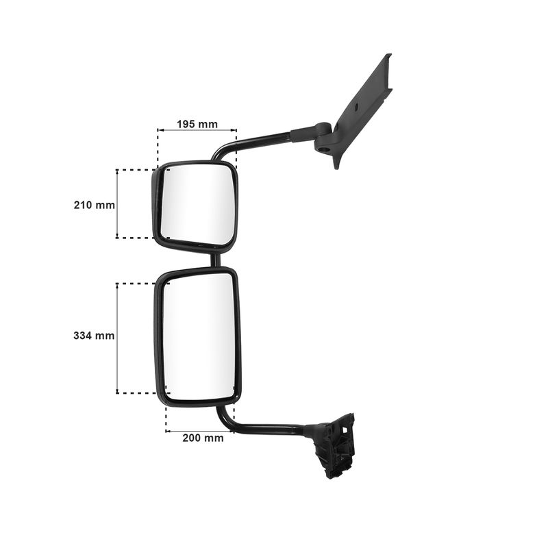 Espelho-Retrovisor-Esquerdo-Volvo-VM-2006-em-Diante
