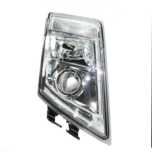 Farol Superior Direito H4 H7 com Pisca e LED Volvo FH12 FM12 FH13 FM13