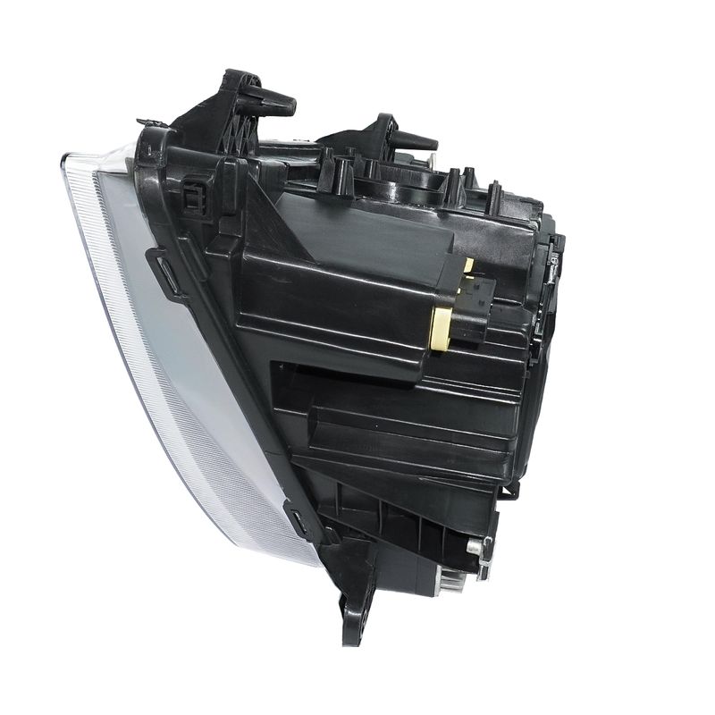 Farol-Direito-Com-LED-DRL-Posicao-Preto-Volvo-New-FH