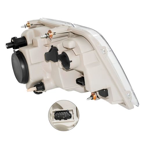 Farol Esquerdo Com Pisca e Lâmpada H4 Volvo VM17 VM21 VM23 VM260 VM310