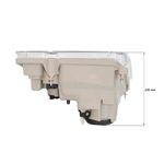 Farol Esquerdo Com Pisca e Lâmpada H4 Volvo VM17 VM21 VM23 VM260 VM310-1736778179546