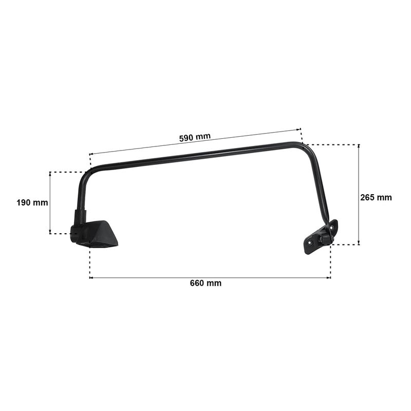 Braco-Suporte-do-Espelho-Retrovisor-Direito-Mercedes-Benz-Accelo