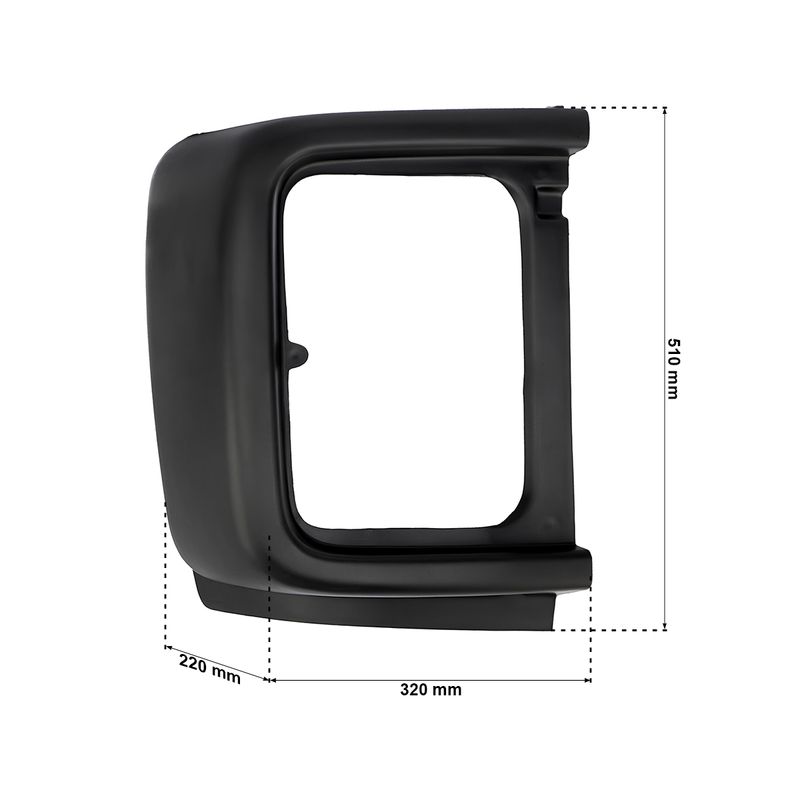 moldura-do-farol-esquerdo-de-plastico-mercedes-benz-1113-1313-1316-1318