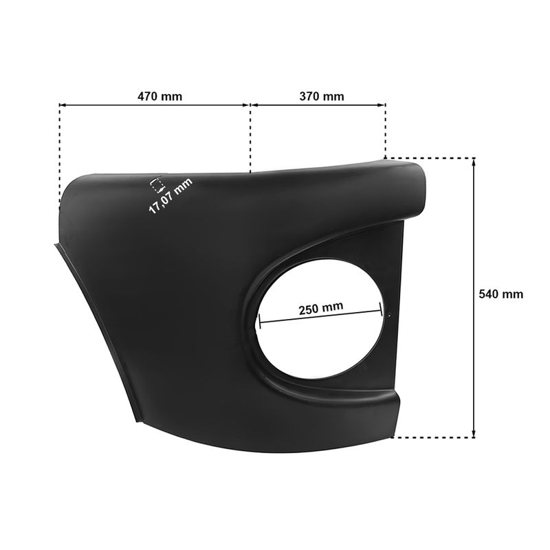 frontal-farol-direito-mercedes-benz-1111-1113-1313-1316-1513-1516