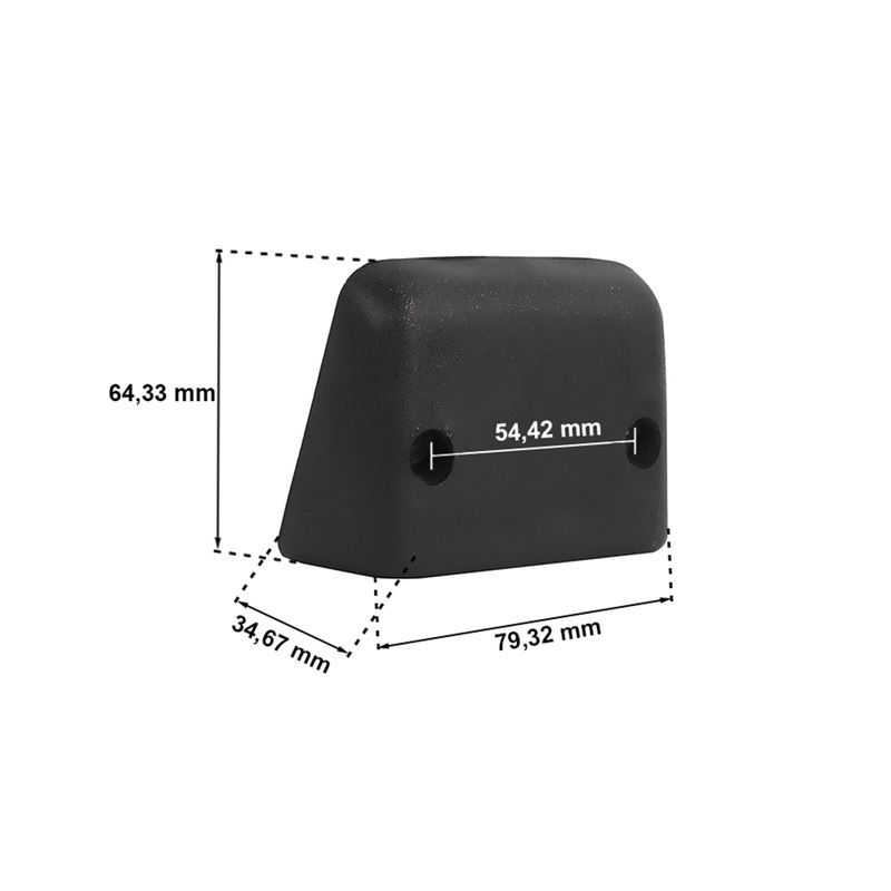 base-superior-sinaleira-teto-volkswagen-ford-cargo