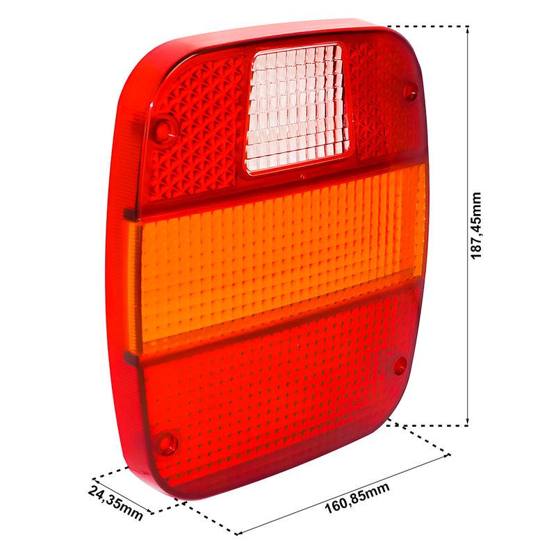 lente-da-sinaleira-traseira-com-luz-de-re-amarela-vermelha-volkswagen-e-ford
