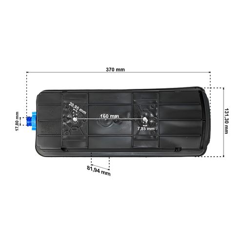 Sinaleira Traseira Esquerda com Vigia com Conector Scania G94 G114 G124