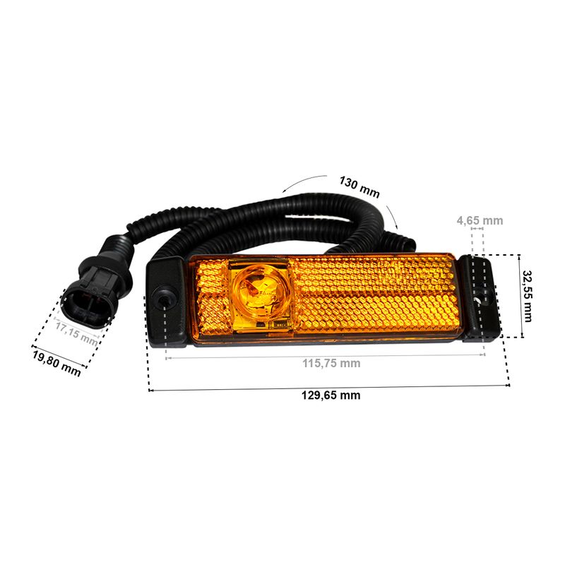 sinaleira-lateral-para-lama-amarela-com-chicote-daf-cf85-xf105-cf-xf