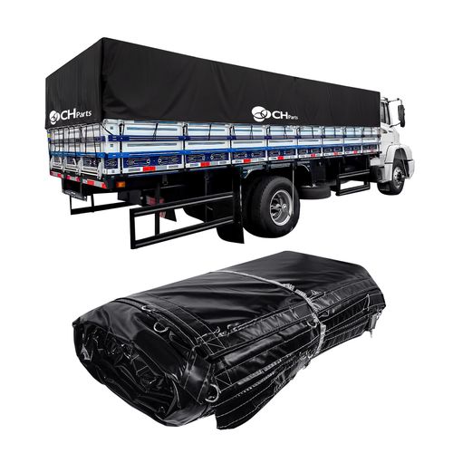 Lona de Carga Caminhão 7x4mm 28M² Preta
