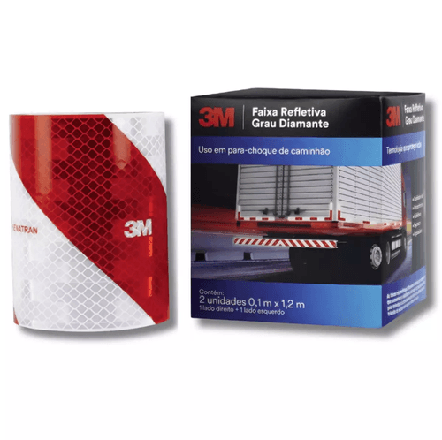 Faixa Refletiva Parachoque 3M 2,40mx100mm
