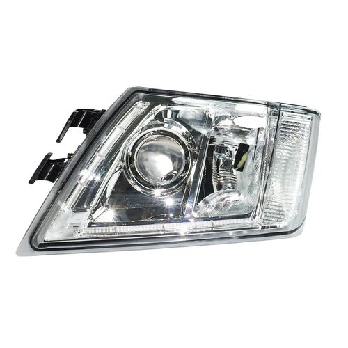 Farol Superior Direito H4 H7 com Pisca e LED Volvo FH12 FM12 FH13 FM13