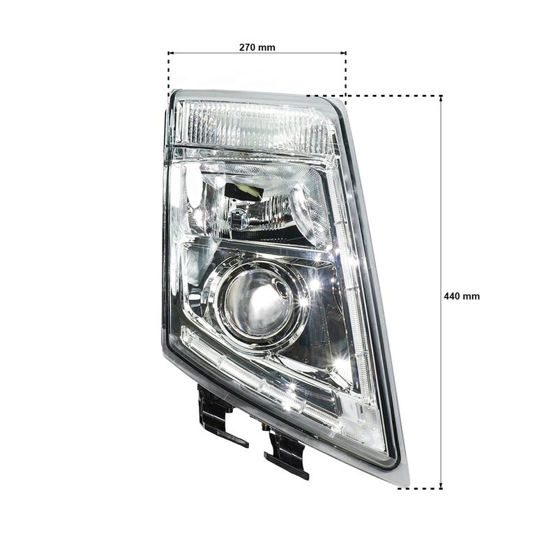 Farol-Superior-Direito-H4-H7-com-Pisca-e-LED-Volvo-FH12-FM12-FH13-FM13