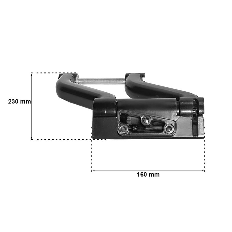 Braco-Suporte-do-Espelho-Retrovisor-Direito-Volvo-FH12-FM12-NH12