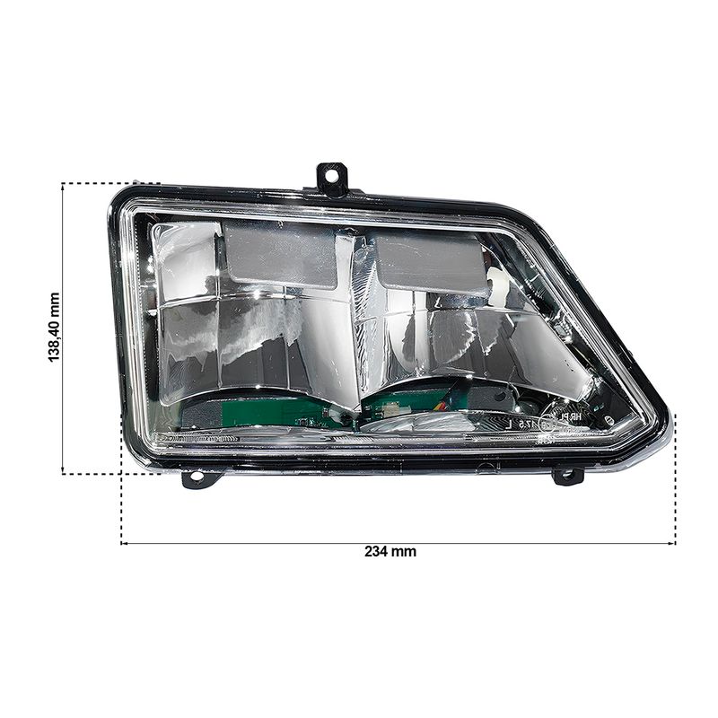 Farol Auxiliar de Longo Alcance Superior Direito Scania-1755282284062