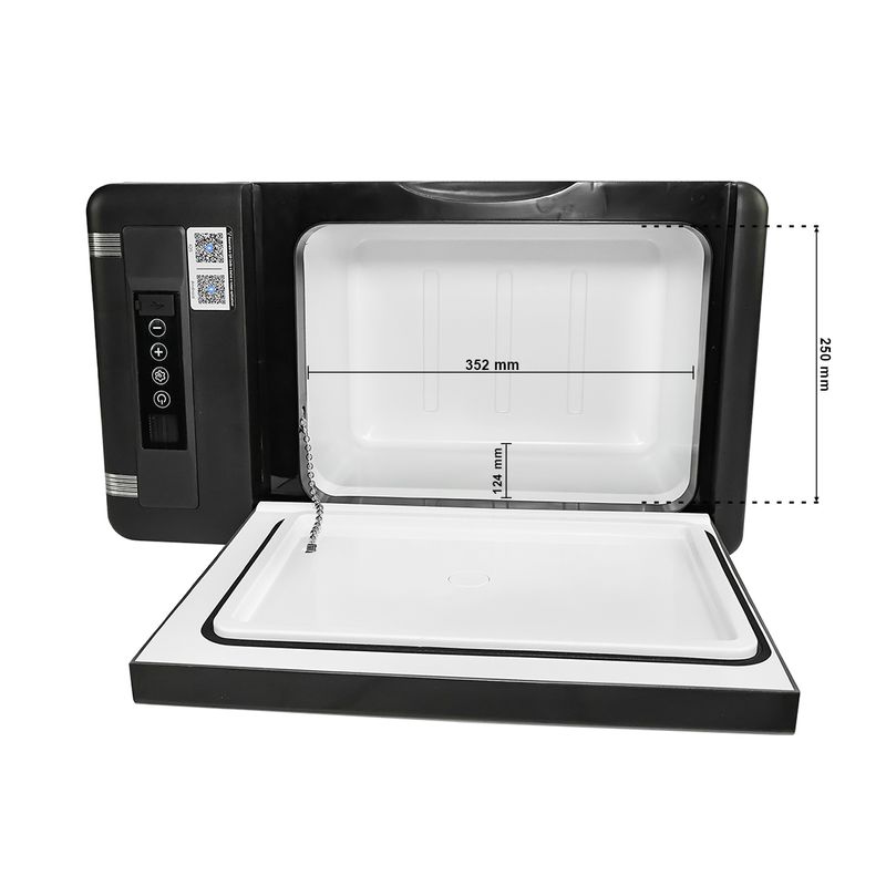 Geladeira Portátil 22L Bivolt Resfri Ar 12V 24V-1758217144115