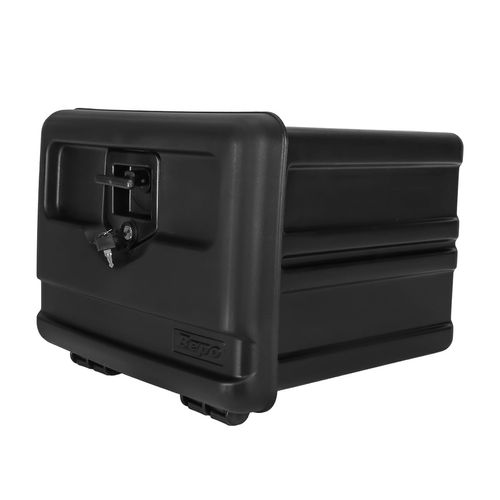 Kit Caixa de Ferramenta Plástico Multiuso 51L para Caminhão 34x47x42 cm e Suporte Chassi
