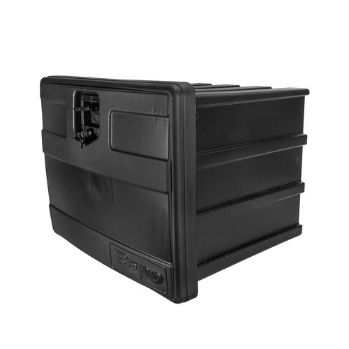 Kit Caixa de Ferramenta Plástico Multiuso 156L para Caminhão 54x70x58 cm e Suporte Assoalho