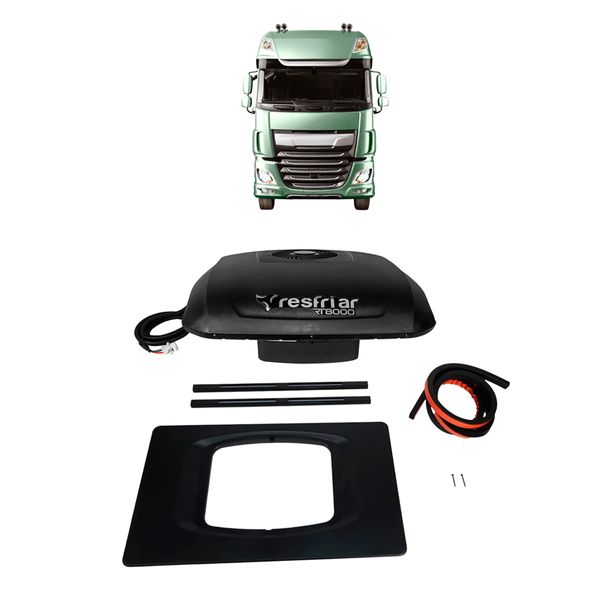 Ar Condicionado RT8000 S4 Daf XF - Cabine Super Space 12V 1900W 6500BTU Resfri Ar-1782847868919