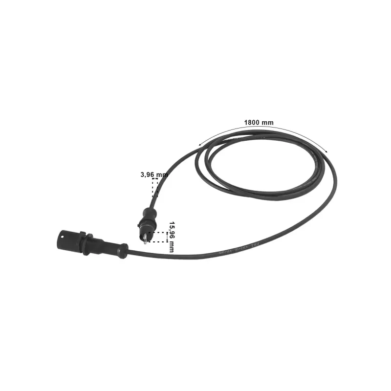 Chicote Elétrico Sensor ABS 2 Polos 1,8m Wabco 4497120180-1785876028053