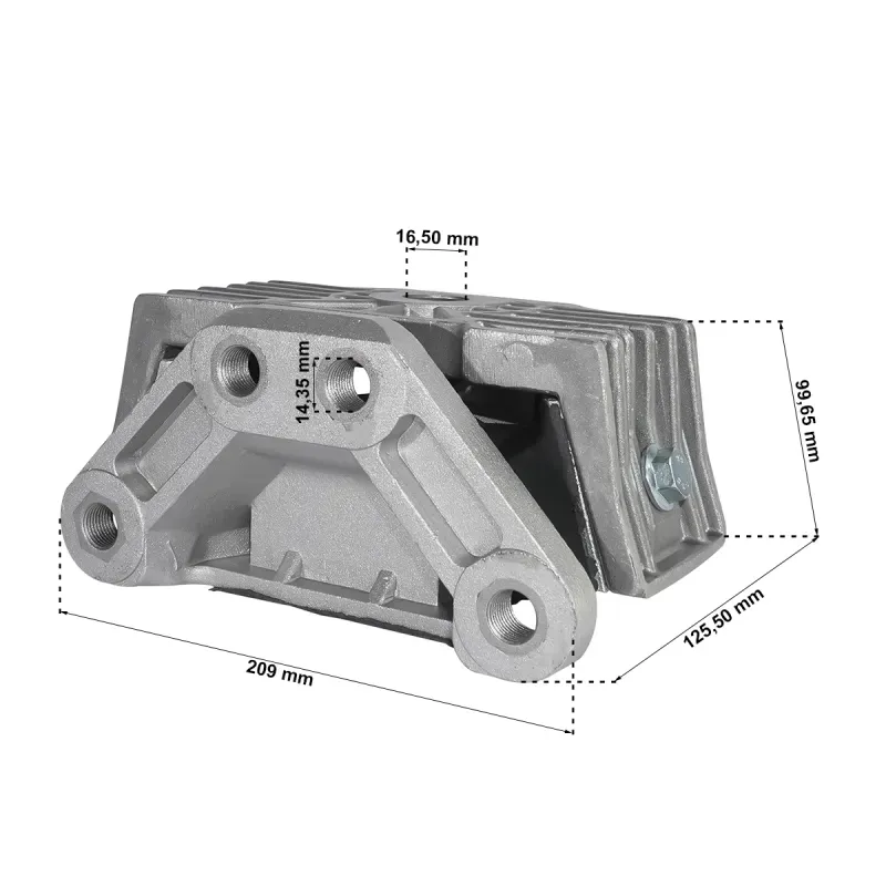 Coxim Traseiro do Motor CA30660 Mercedes-Benz Atego Atron O500-1786535183841