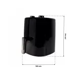 Panela Elétrica Caminhão Motorhome Air Fryer 24v 4L 250w-1791902796404